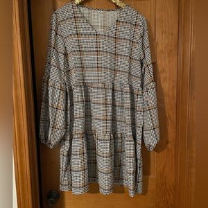 Houndstooth Dress